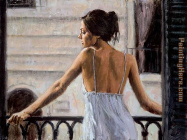 Balcony at Buenos Aires II painting - Fabian Perez Balcony at Buenos Aires II art painting
